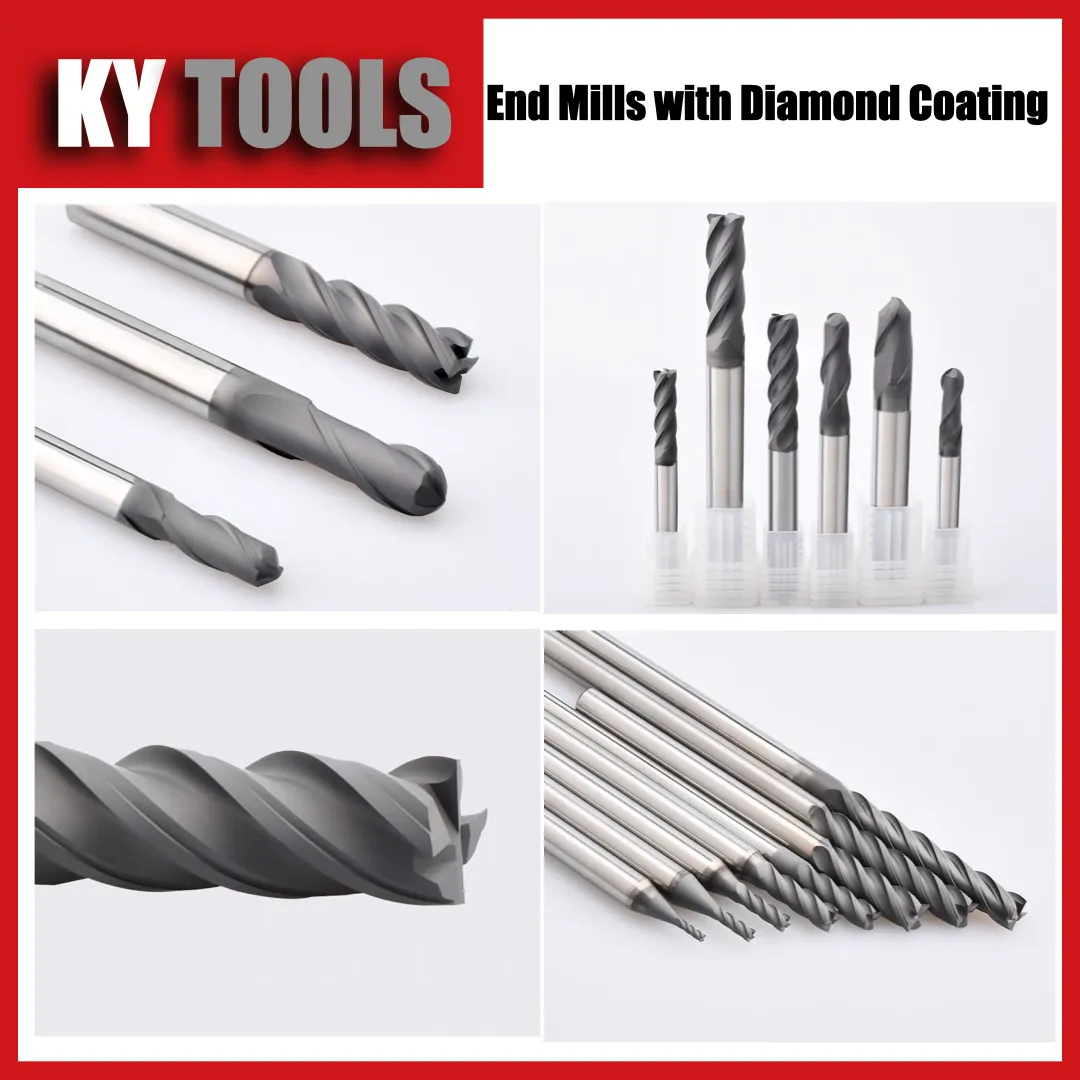 End Mills for Graphite view 2